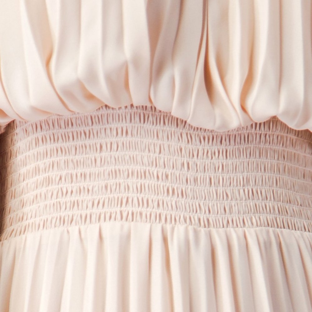 🌝Flowing Sleeveless Accordian Pleated Dresses - Picture 5 of 6